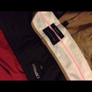 black express and tan the limited work pants