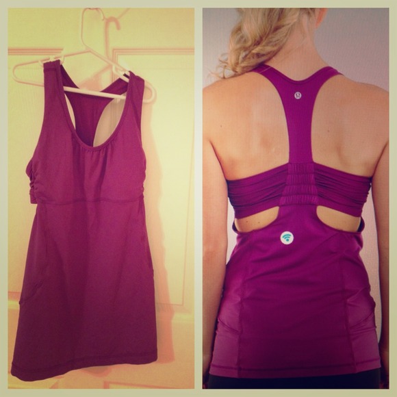 Lullulemon turbo tank  plum dewberry size 4