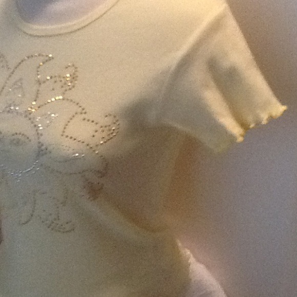 Yellow Ruffled tee - Picture 3 of 4