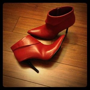 Bolaro red heel boots.