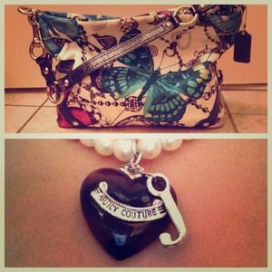 butterfly coach bag and inspired juicy necklace