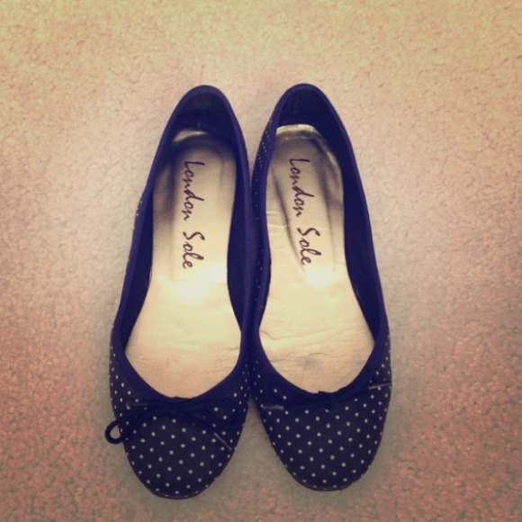 Poke-a-dots flat (LONDON SOLE) - Picture 1 of 1