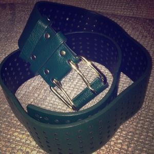 Thick Hunter Green Belt