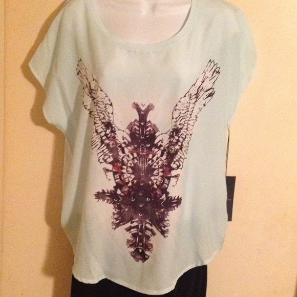 Rock & Republic Silky Embellished Pullover
