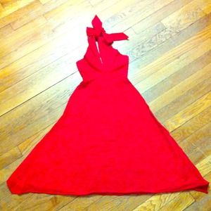 American Apparel Red Jersey bandeau Dress, XS