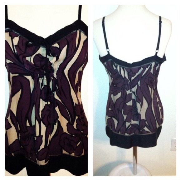 *BCBG* Purple tank ~ Cute Going Out Shirt! - Picture 2 of 4