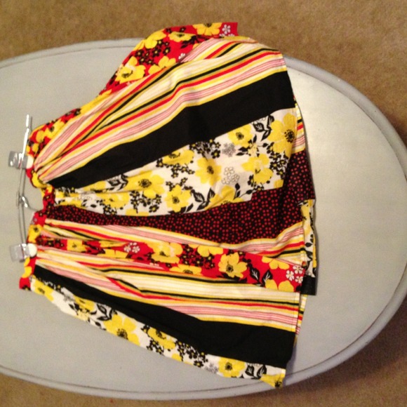 Bright colorful spring skirt