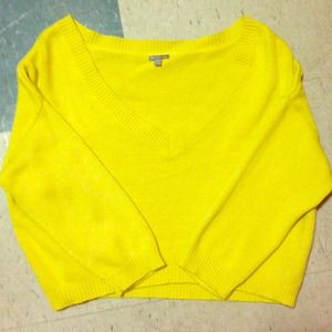 Charlotte Russe crop top sweater
