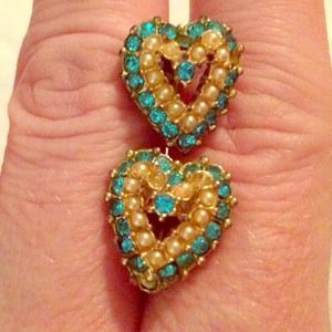 SOLD in bundle Vintage gold, freshwater pearl