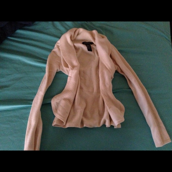 Cream colored cardigan