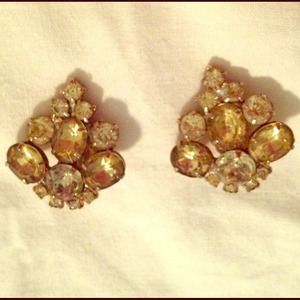 SOLD in bundle 50s vintage costume clip-ons