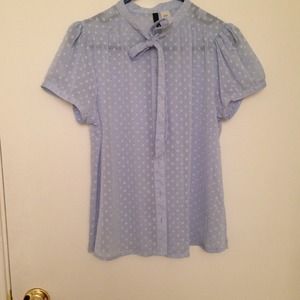H&M cute sheer top shirt