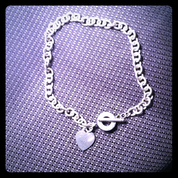 Authentic Tiffany's heart chain necklace