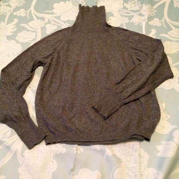 Grey talbots turtleneck sweater