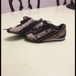 NWOT Brown Coach shoes