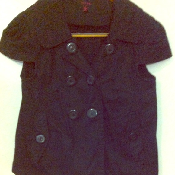 Short sleeve blk jacket