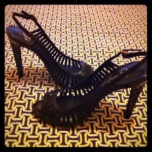 Jessica Simpsons sling backs size 5.5, color black