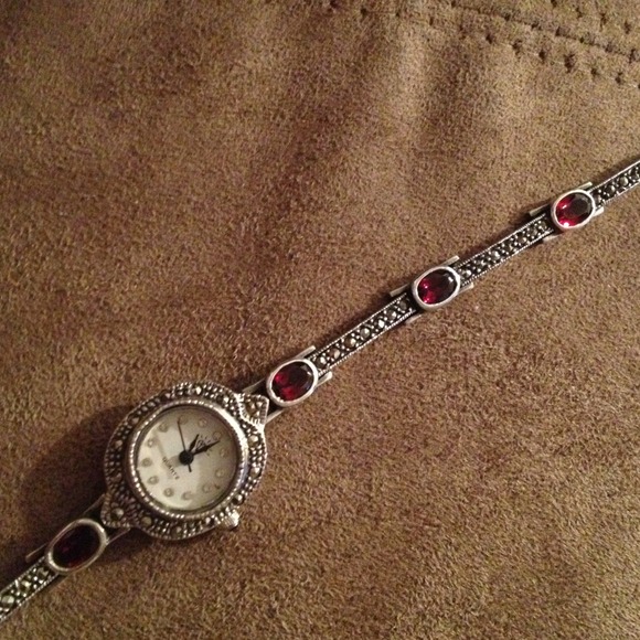Silver watch 925 .