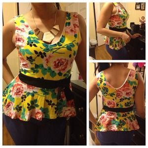 Beautiful Peplum Top