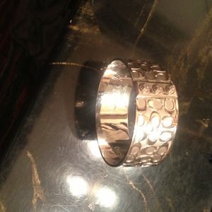 Coach silver bracelet