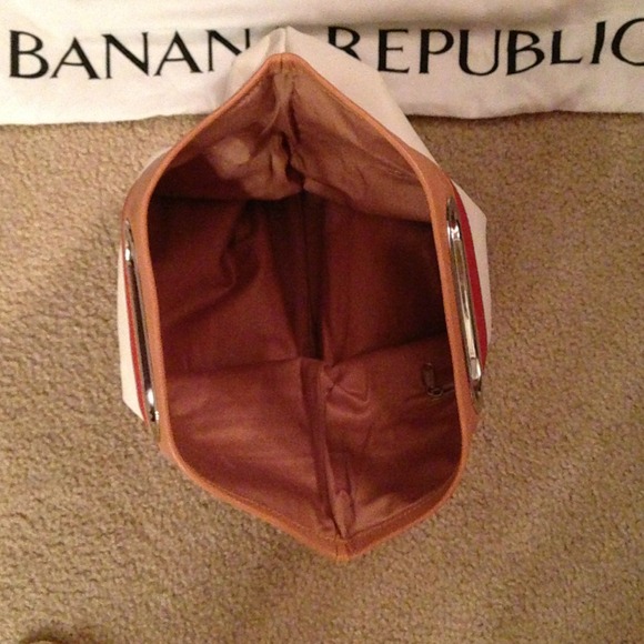 ***SOLD***Leather clutch/tote - Picture 2 of 4