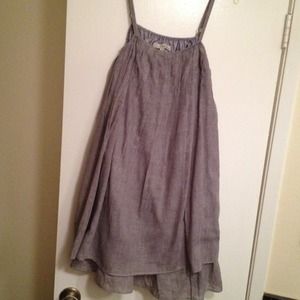 Grey Blouse w/silver design