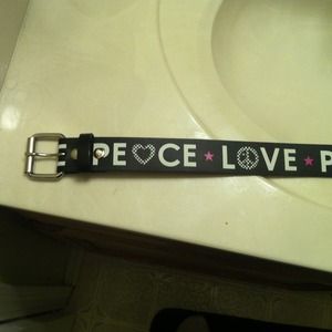 Peace and love belt
