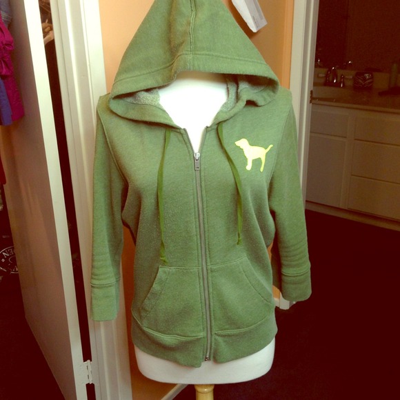 Victoria's Secret Sweaters - Green Victorias Secret Hoodie
