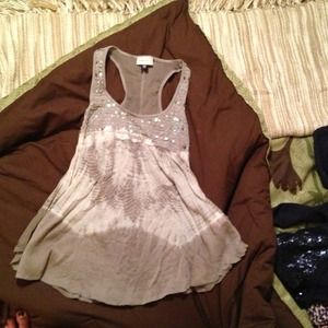 Sleeveless sequined top