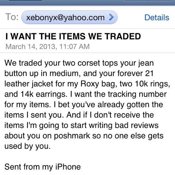 WARNING!!! BAD SELLER REVIEW - Picture 4 of 4