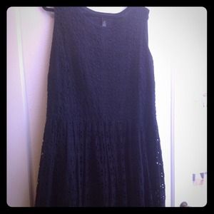 *SOLD* Beautiful Navy Blue Eyelid Dres