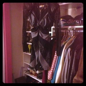 Lace and Leather dress