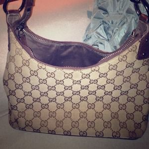 Gucci brown/beige purse