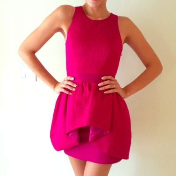Pink short party dress - Picture 1 of 2