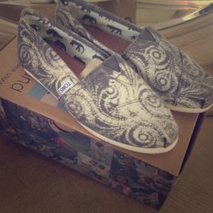 TOMS Classic Ash-Grey Spiral Gabe Canvas