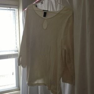 PRICE REDUCTION! Cute white sweater