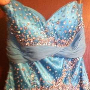 reserved* until wed Gorgeous Tiffany Design Prom