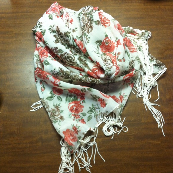 SOLD!!!!!!! Flower patterned scarf