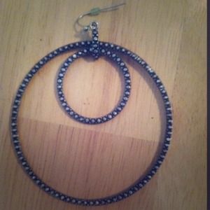 Jessica Simpson hoop earrings