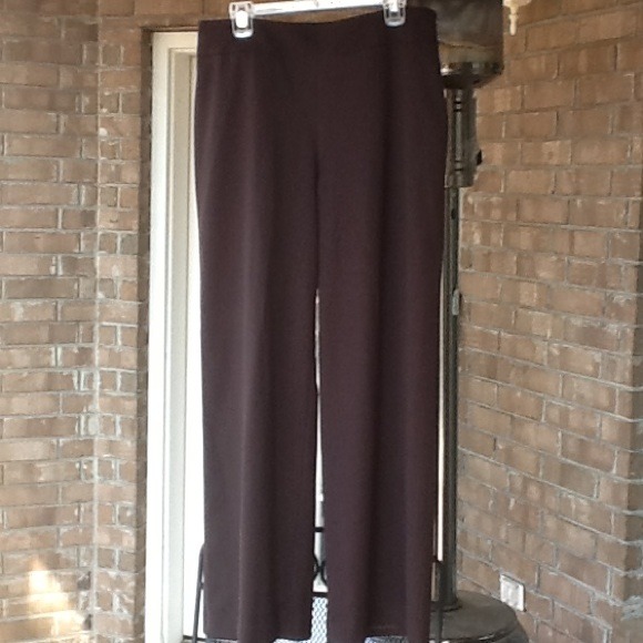 REDUCED! NWT brown wide leg trouser.  Fully lined.
