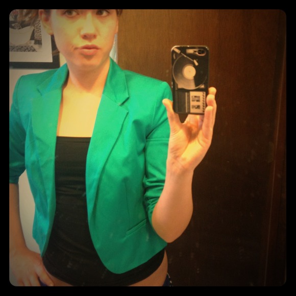 Teal Blazer "Worthington"