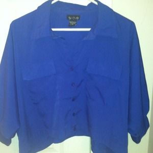 Royal blue shirt