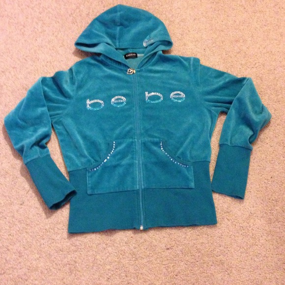 BEBE velour jacket and black jacket