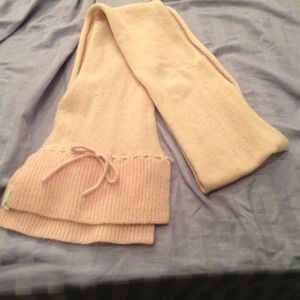 Light pink cash more scarf