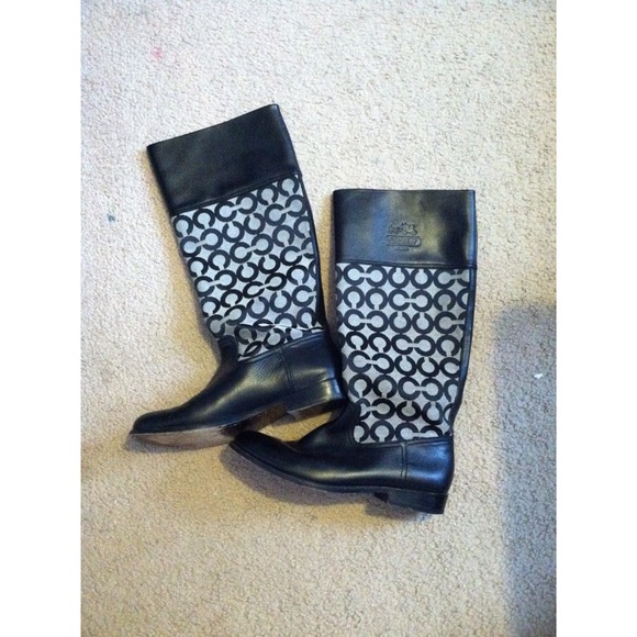 Coach Boots - Authentic black coach boots