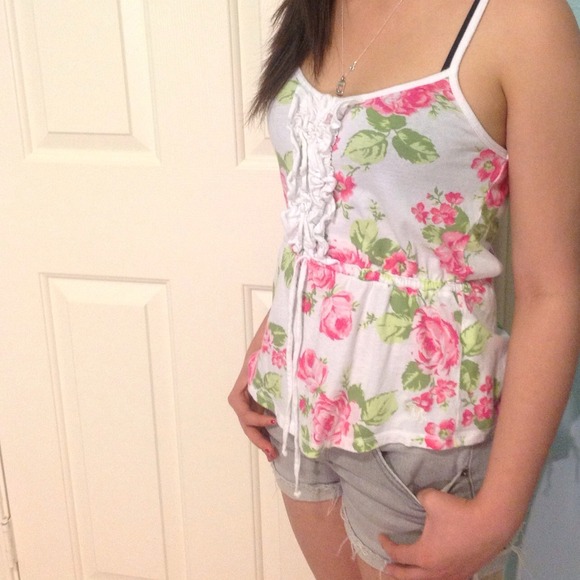 Floral A&F Tank Top