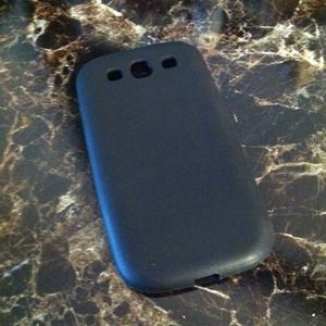 Galaxy s3 soft black cell phone cover Samsung