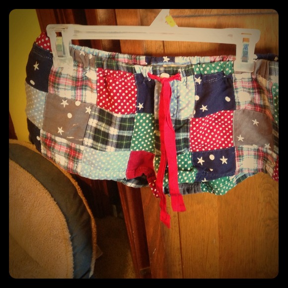 Patch work aerie pj shorts