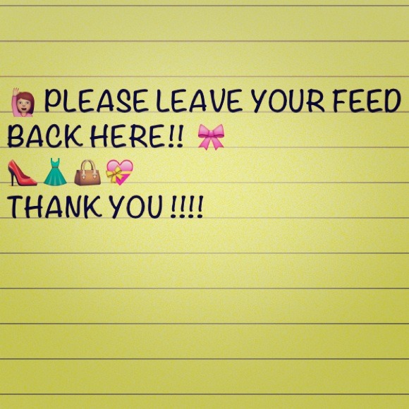 Leave feed back