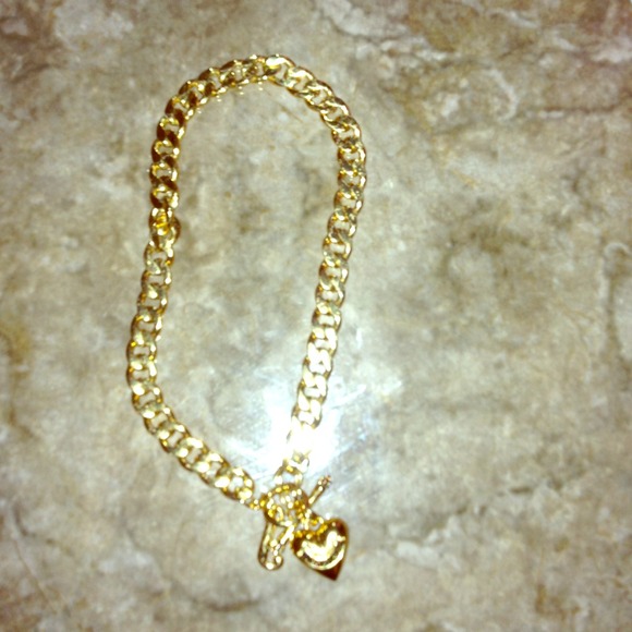 Authentic Gold Juicy Couture Necklace Chocker